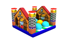 Colorful Children Outdoor Inflatable Games Bouncer Jumping Castle Slide 