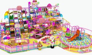 Hot Sale Candy Theme Indoor Playground for shopping mall