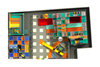 Plastic Space Themed Indoor Playground With Stainless Steel