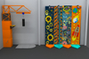 Frame Climbing Wall For Toddlers With Slides