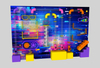 Three-piece Structure Ball Wall Game Compatibled with The Ball Pool