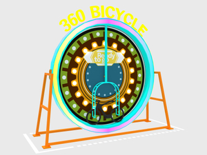 Super Fun 360° Cycling Bike for Indoor Playgrounds with Stunning Spins and Strong Visitor Appeal