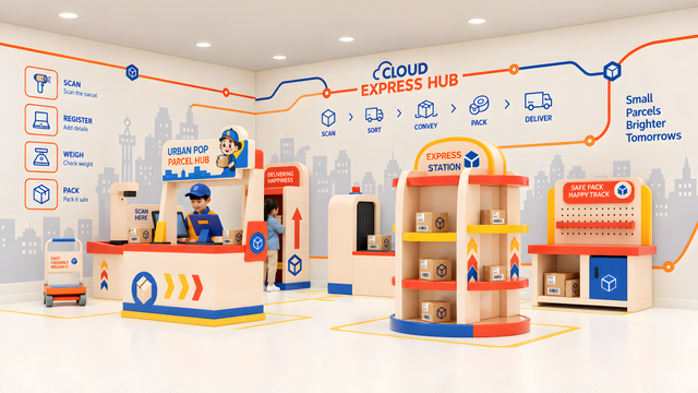Commercial And Popular Express Station Role Play House