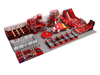 Red And Black Combined Indoor Playground for Children