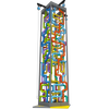 Frame Climbing Wall For Toddlers 