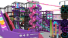 Magical Purple Style Indoor Playground for Children