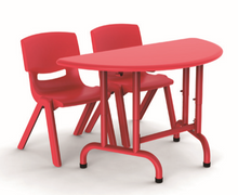 Kids Plastic Adjustable Desk And Chair Good Quality For Sale 