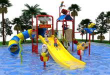 Water Kids Slides For School Amusement Park