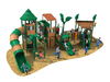 Quality Forest Series Outdoor Playground For Kids with Café