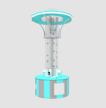 Mint Green First Generation of Ball-throwing Machine Compatibled with The Ball Pool