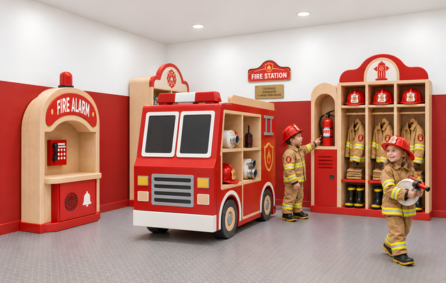Little Firefighter Role Play Dollhouse – Brave Adventure for Kids