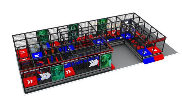 China Professional Commercial Safe Popular Ninja Warrior Course 