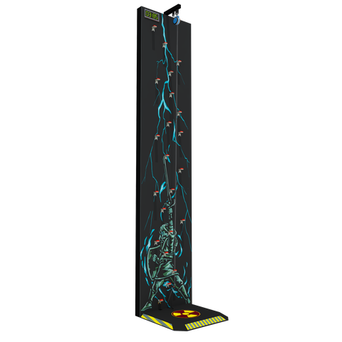 Frame Climbing Wall For Kids With Tires