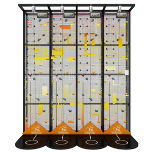 Frame Climbing Wall with Line Pattern