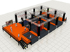 Indoor Medium Size Trampoline For Adults with Ladders