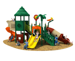 How to maintain plastic slide outdoor playground?