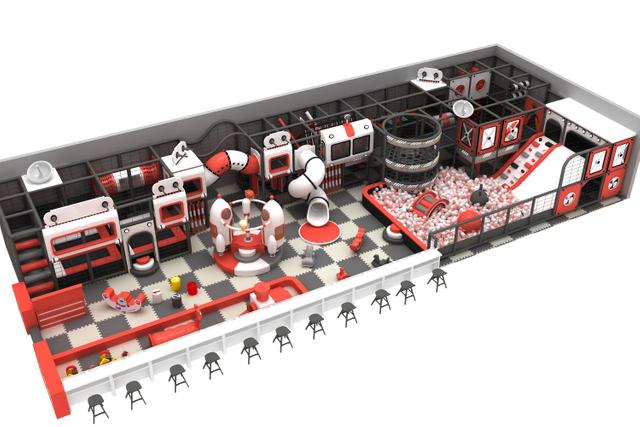Hot Sale Space Themed Indoor Playground With Stainless Steel