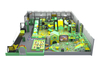 Green Themed Indoor Playground with Trampoline