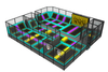 Indoor Medium Size Trampoline For Adults with Big Slide