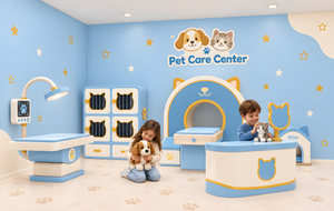Hot Selling Pet Hospital Role Play House for Kids