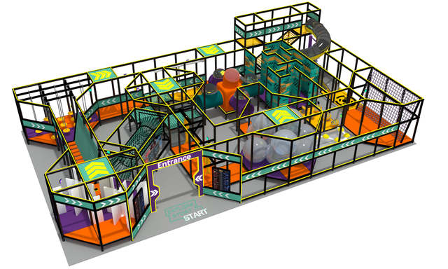 Professional Adult/Kids Ninja Warrior Obstacle Course for Sale 