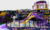 Wonderful Combination of Yellow And Purple Playground for Children