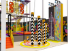 Ninja Warrior Kids In Trampoline Park Together with Indoor Playground 