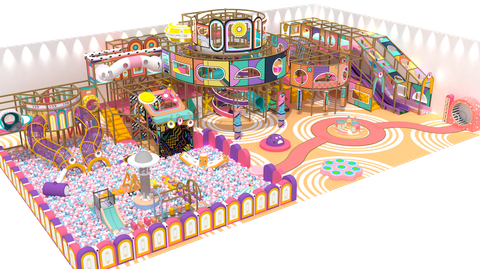 Memphis Style Indoor Playground for Children