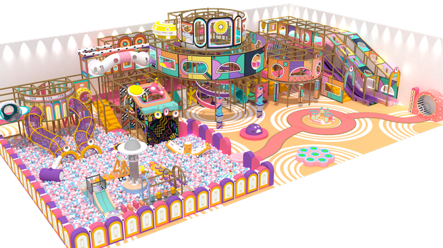 Memphis Style Indoor Playground for Children