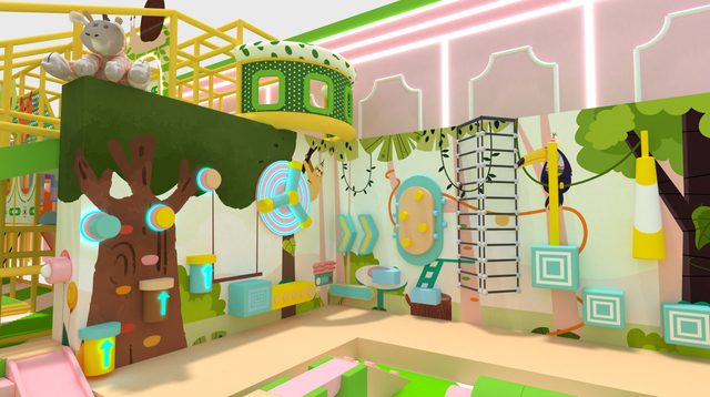 Spring Fresh Color Playground for Children