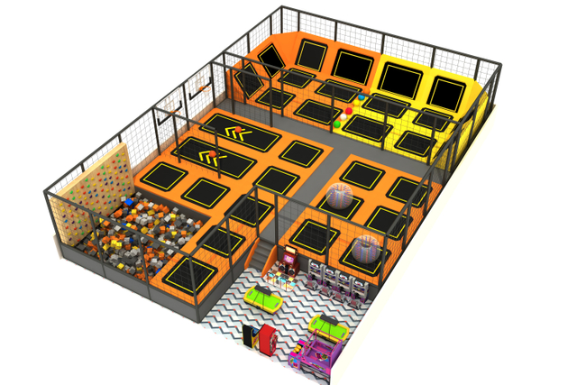 Available Medium Size Trampoline For Kids with Ladders