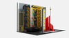 Frame Climbing Wall For Toddlers With Holding Bars