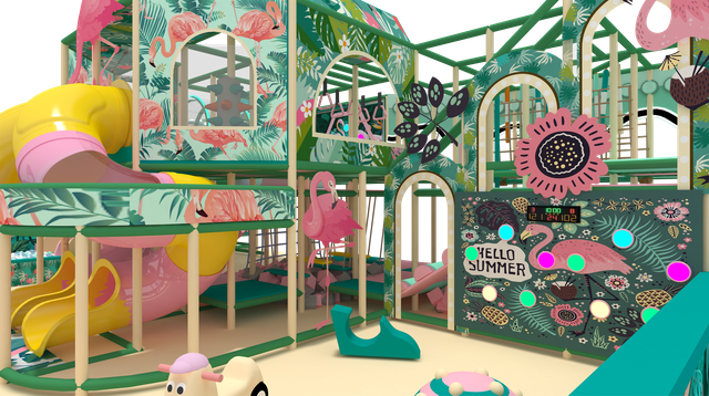 Wildlife Park Theme Playground for Children