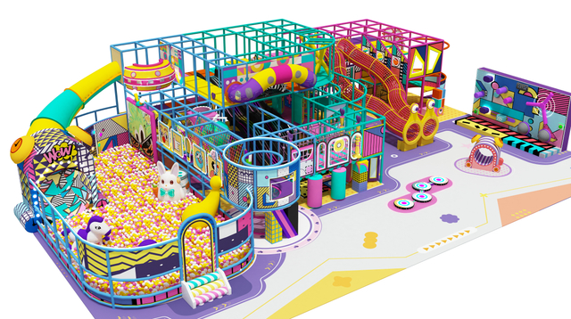 Memphis Style Indoor Playground for Children