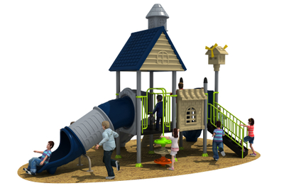 Rubber Tiles Villa Series Outdoor Playground for 4year Old