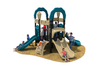 Cheap Castle Series Outdoor Playground with Combined Slide