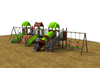 Kids Plastic Amusement Park Outdoor Kindergarten Playground Slide for Sale 