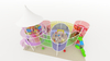 Super Fun Rope Net Play Structures in Indoor Playground for Children