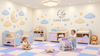 High Quality And Popular Nursery Role Play House for Fun Baby Care Play
