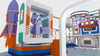 Spaceship Theme Playground for Children