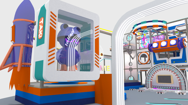 Spaceship Theme Playground for Children