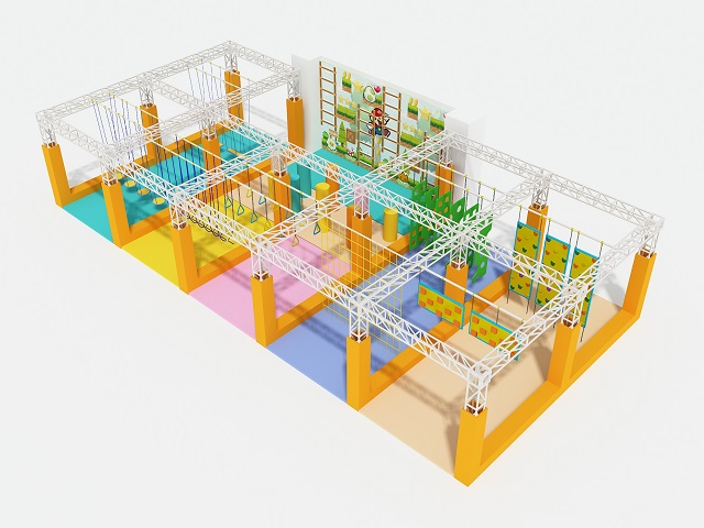 Professional Adult/Kids Ninja Warrior Obstacle Course for Sale 