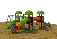 Outdoor Multi-function Playground Kids Slide Park Amusement Equipment 