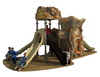 Multi-functional Children Colorful Kids Toys Equipment Plastic Slide Outdoor Playground 