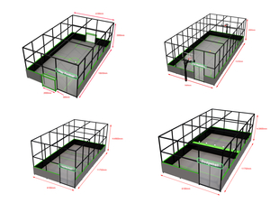 High Quality Air Sport Court For Football, Basketball, Volleyball and Dodgeball