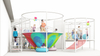 Rope Net Play Structures in Indoor Playground for Children