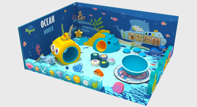 Durable Ocean Theme Toddler Play Area with Cost Effective Price