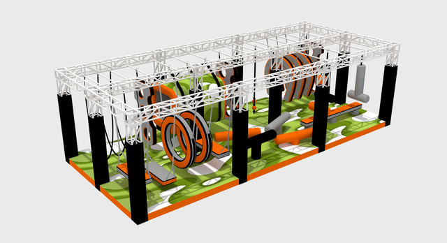 Professional Adult/Kids Ninja Warrior Obstacle Course for Sale 