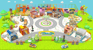 Super Cute Town Themed Indoor Playground for Children