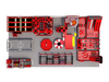 Red And Black Combined Indoor Playground for Children
